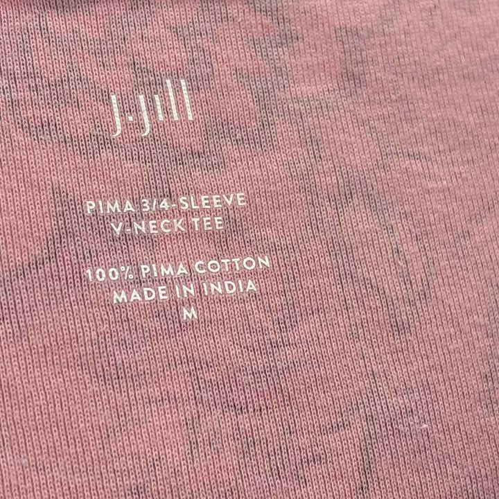 Size M J JILL Pink Shirt