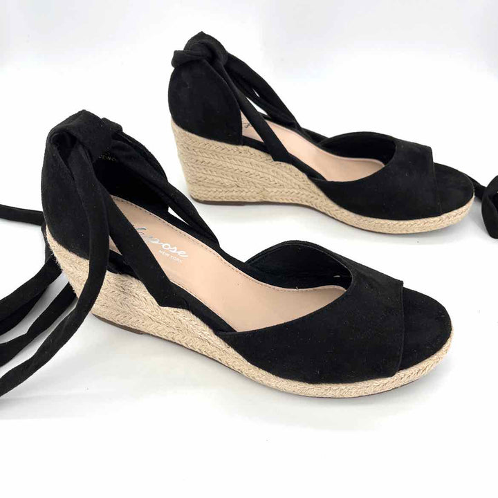 Shoe Size 10 Black Wedge