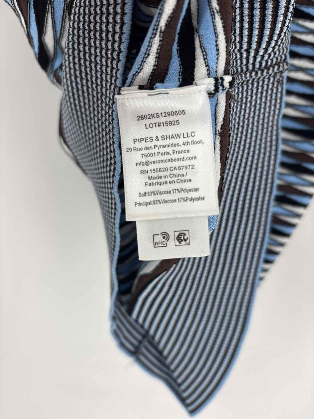 Size M VERONICA BEARD Blue Print Vest