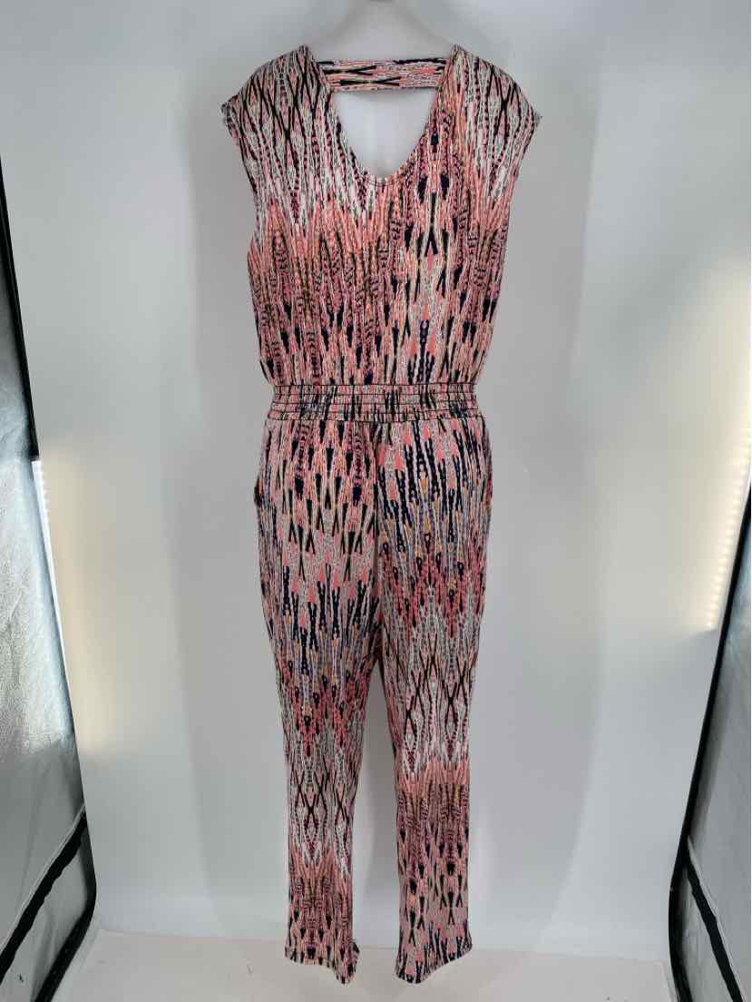 Size L CLARA SUN WOO PINK PRINT Romper