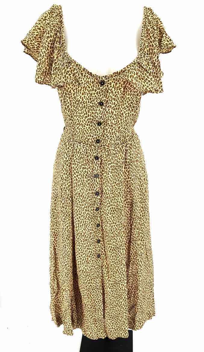 Size 10 Anthropologie Tan Dress