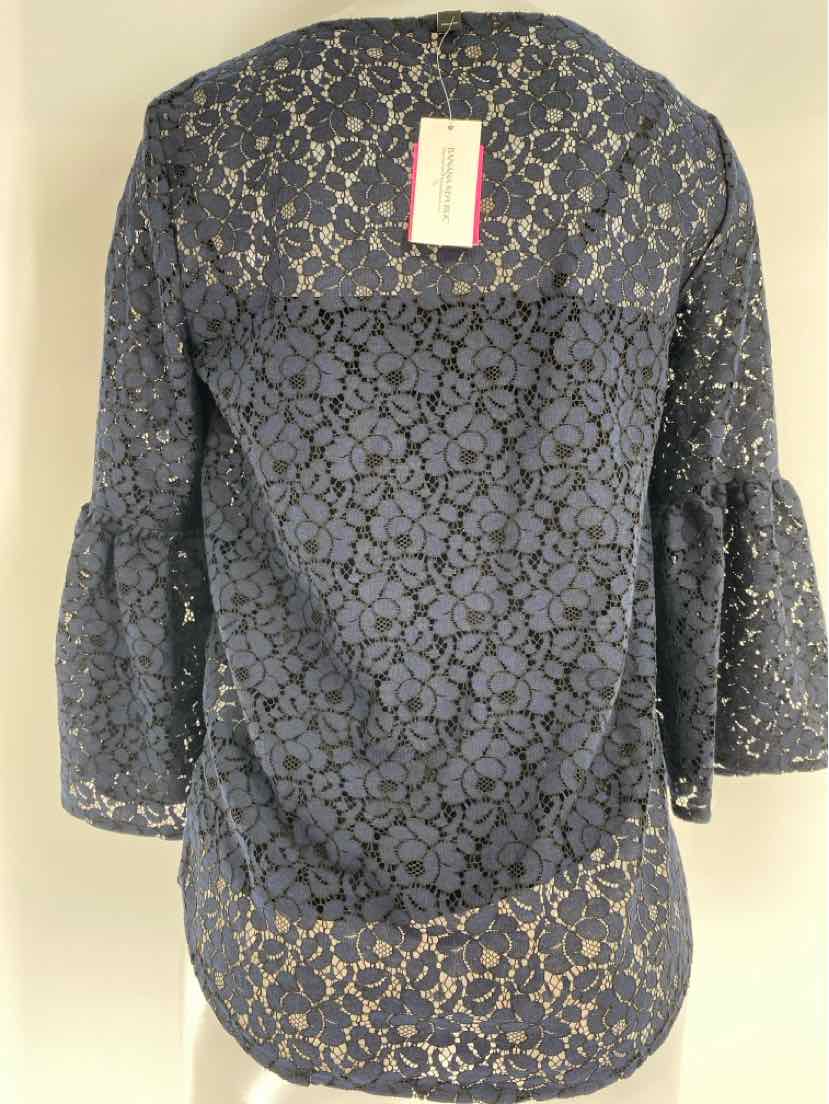 Size S Banana Republic Navy Lace Shirt