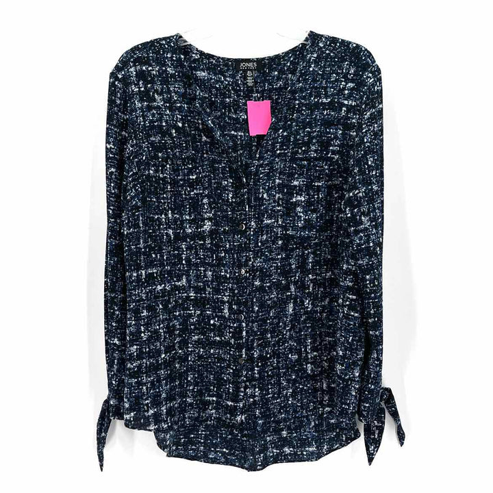 Size L Jones New York Navy Shirt