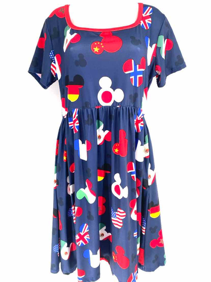 Size L Multi-Color Dress