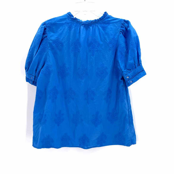 Size L CROWN & IVY Blue Shirt