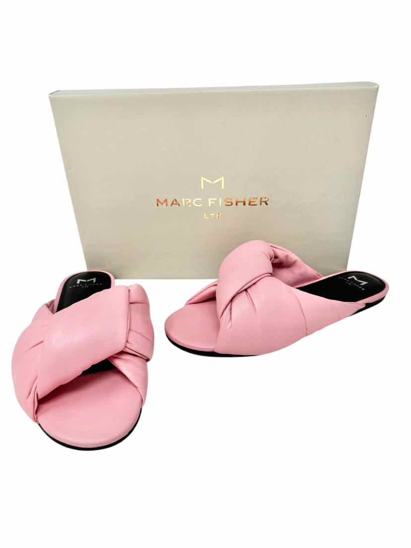 Shoe Size 7 MARC FISHER Pink Leather Sandals