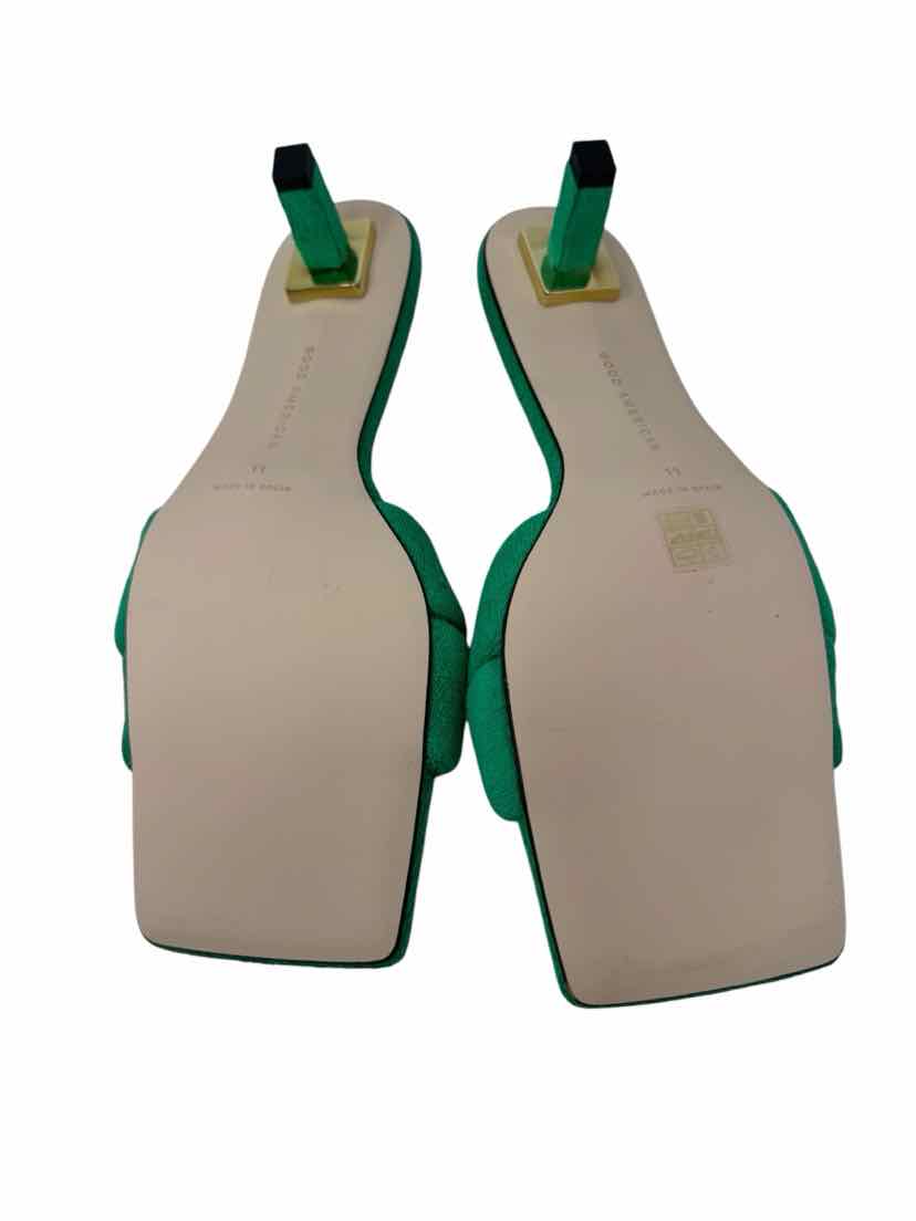Shoe Size 11 GOOD AMERICAN Green Sandals