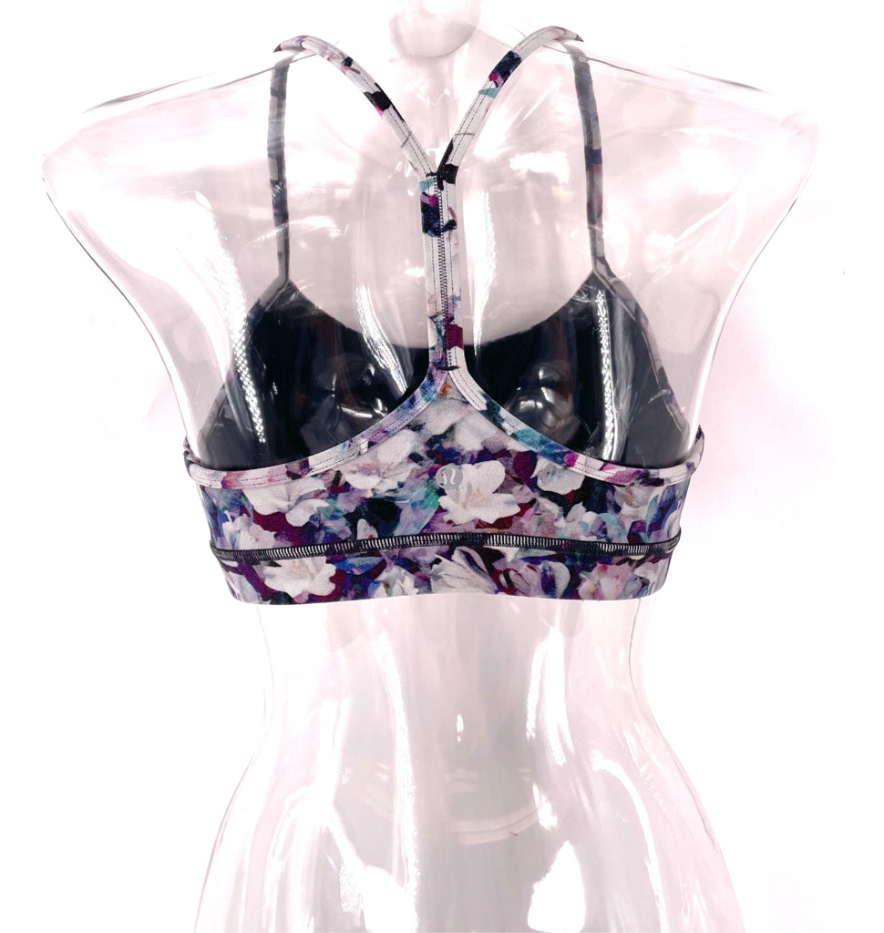 Size 10 Lululemon Navy Print Bra
