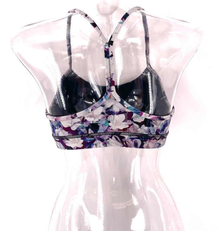 Size 10 Lululemon Navy Print Bra