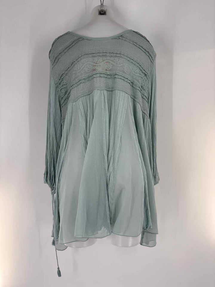 Size L FREE PEOPLE Green Dress
