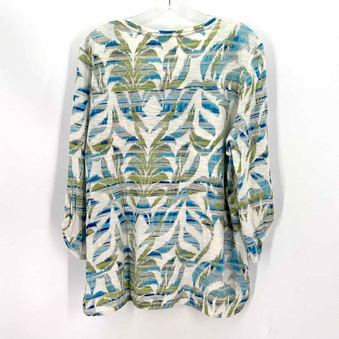 Size L Chico's Ivory Shirt