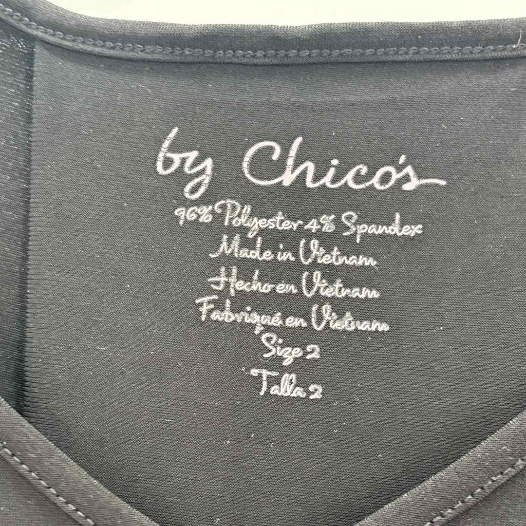 Size L Chico's Black Shirt
