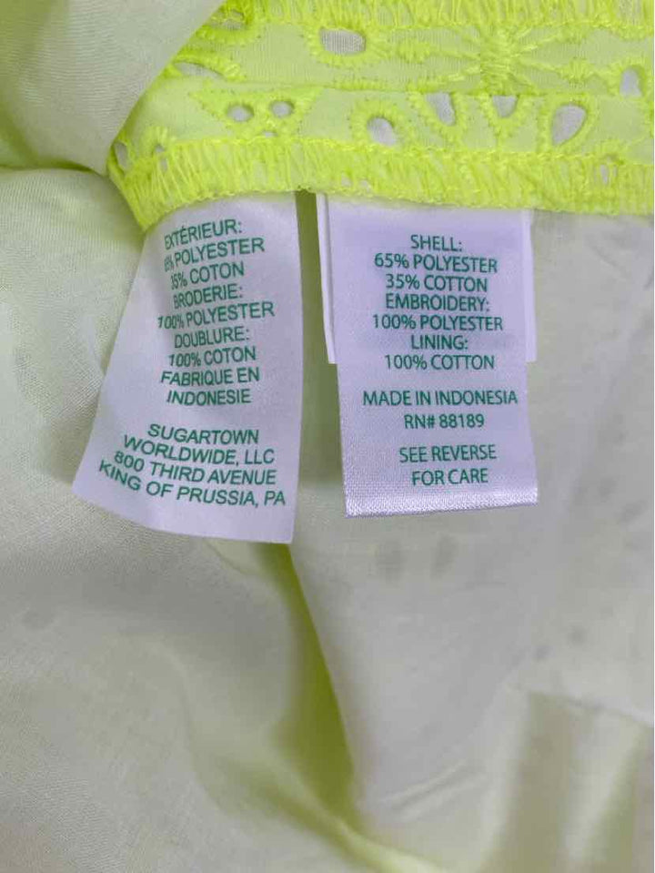 Size M Lilly Pulitzer Yellow Shirt