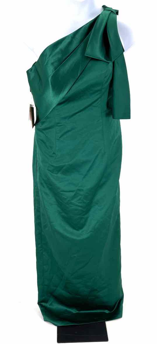 Size 16 Green Satin Dress