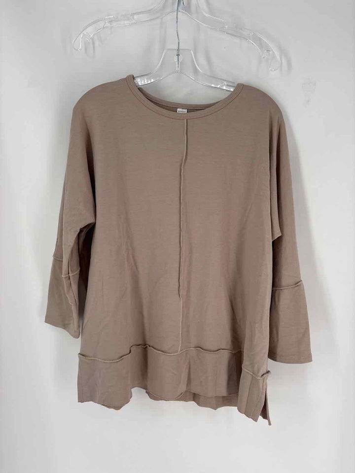 Size M SPANX Brown Shirt