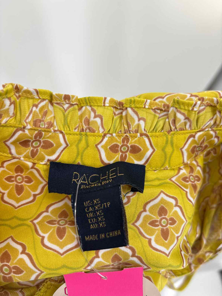 Size XS RACHEL ROY Yellow Shirt