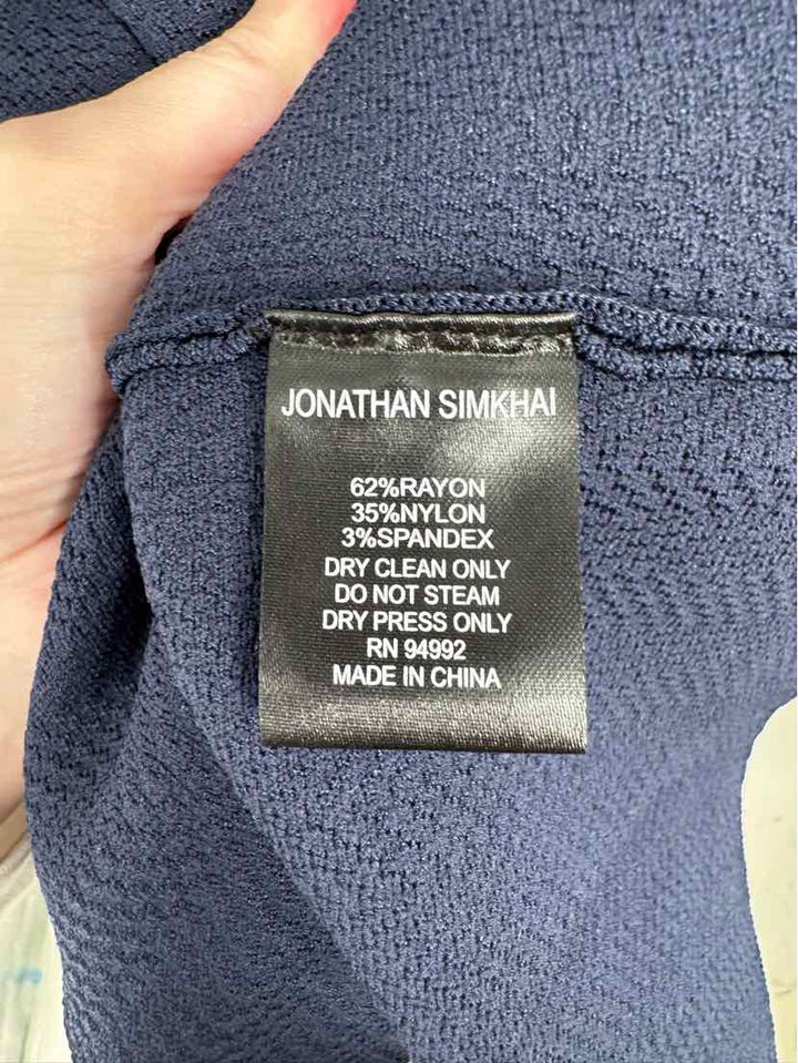 Size XS JONATHAN SIMKHAI Navy Knit Dress