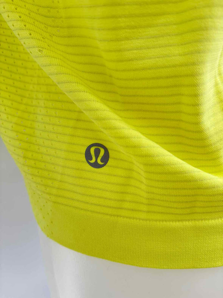 Size 8 Lululemon Yellow Shirt