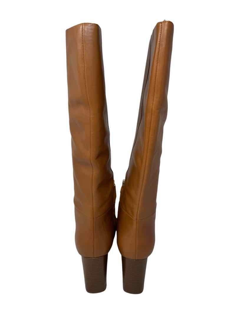 Shoe Size 10 Nine West Tan Leather Boots