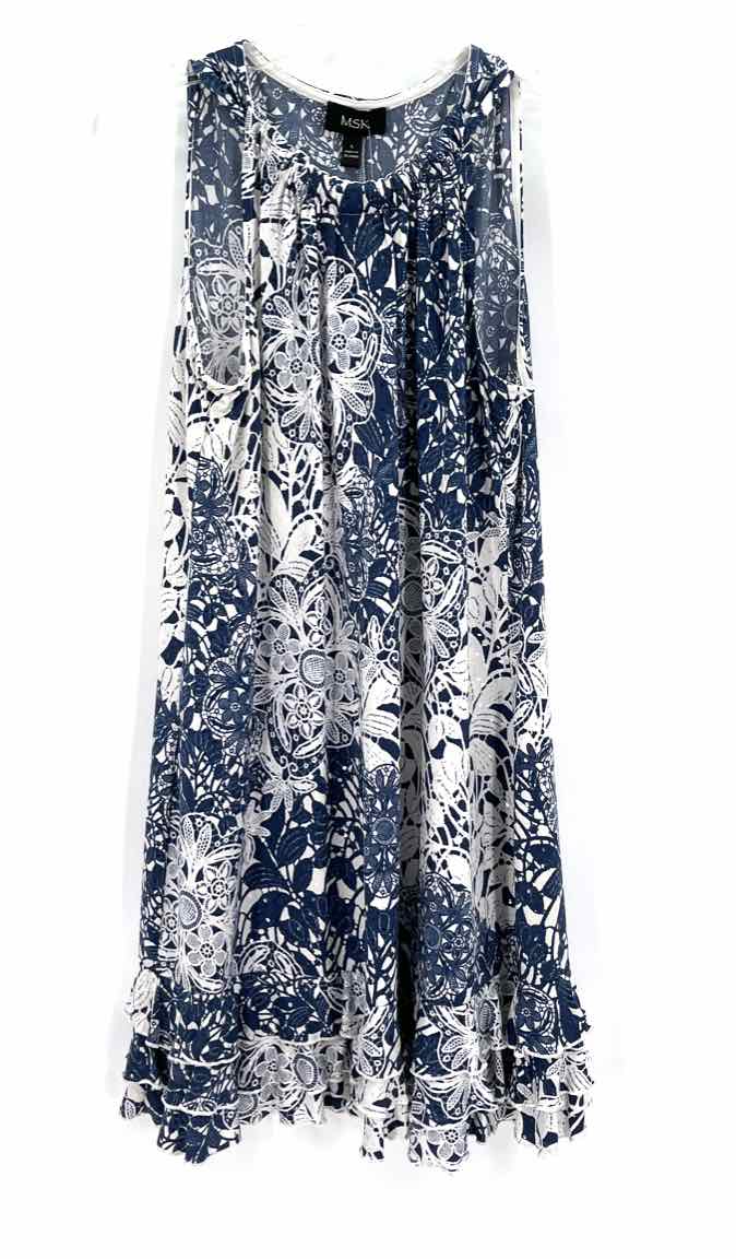 Size L MSK Multi-Color Sequined Dress