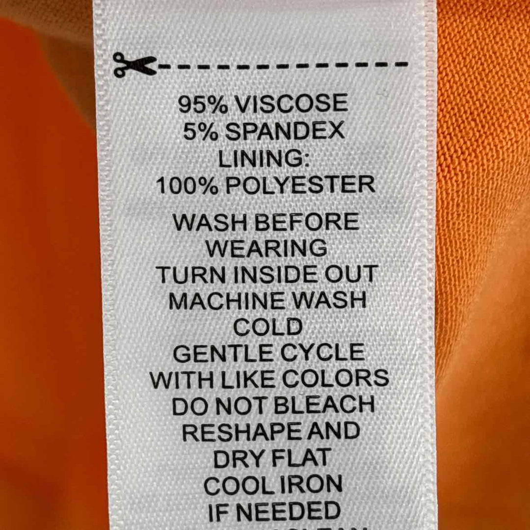 Size L CUPIO Orange Shirt
