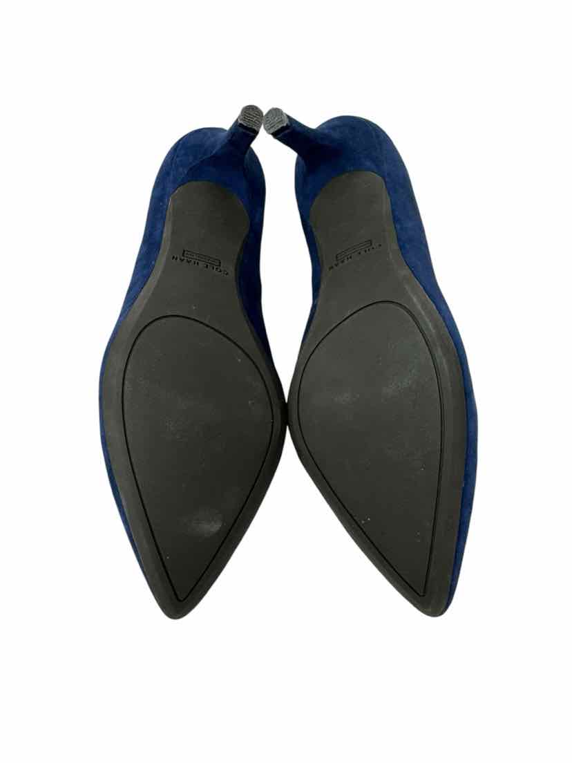 Shoe Size 7 Cole Haan Blue Suede Pumps