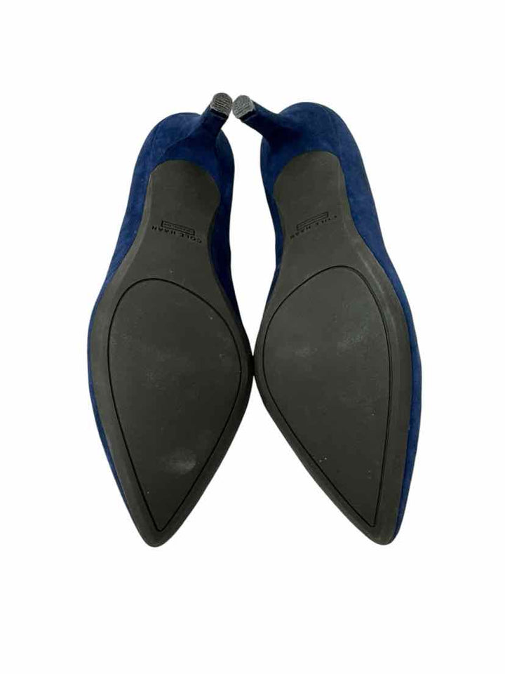 Shoe Size 7 Cole Haan Blue Suede Pumps