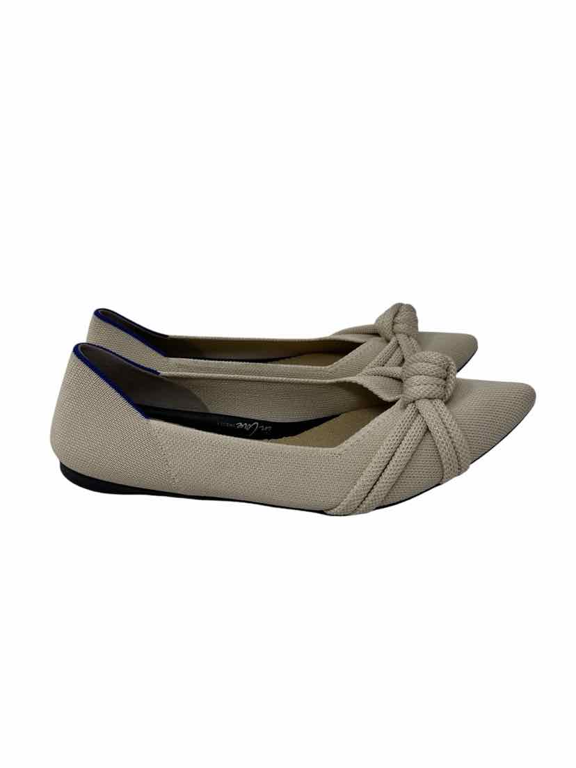 Shoe Size 10 ROTHY'S Cream Flats