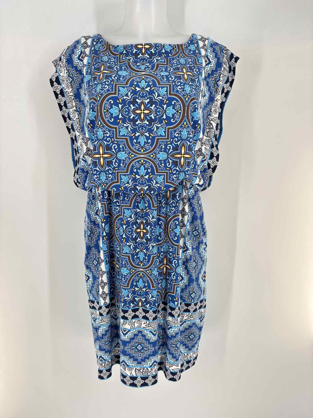 Size S Chico's Blue Print Dress