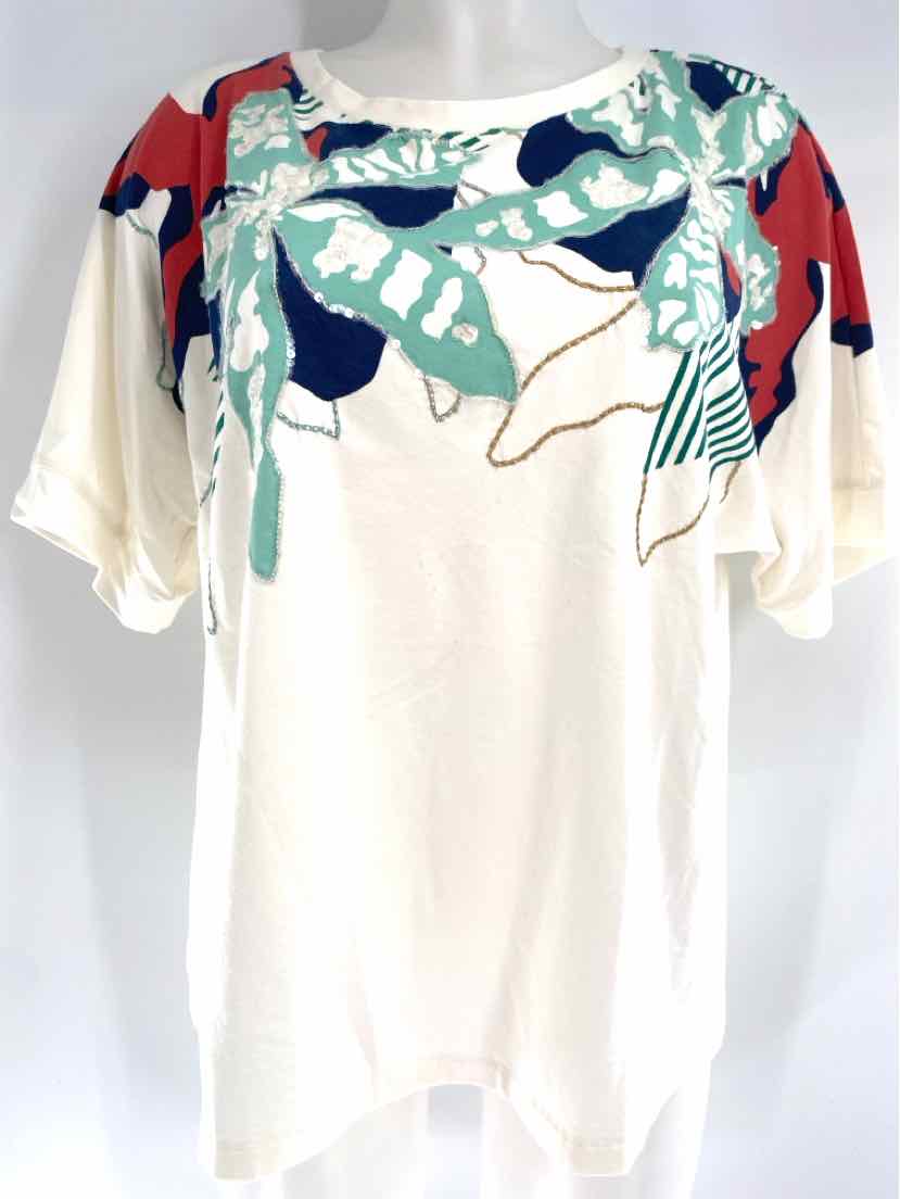 Size L Chico's Cream Shirt