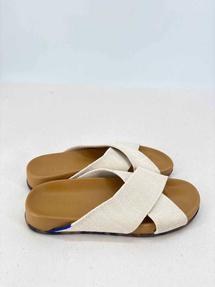Shoe Size 8 ROTHY'S Ivory Sandals