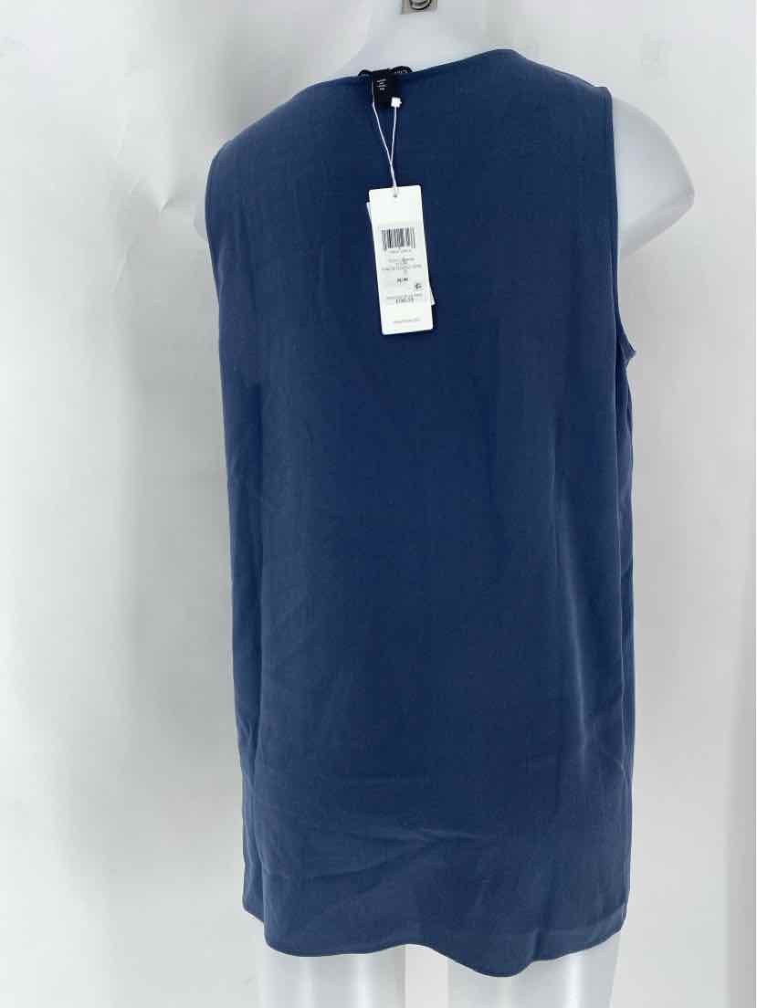 Size M Eileen Fisher Blue Shirt