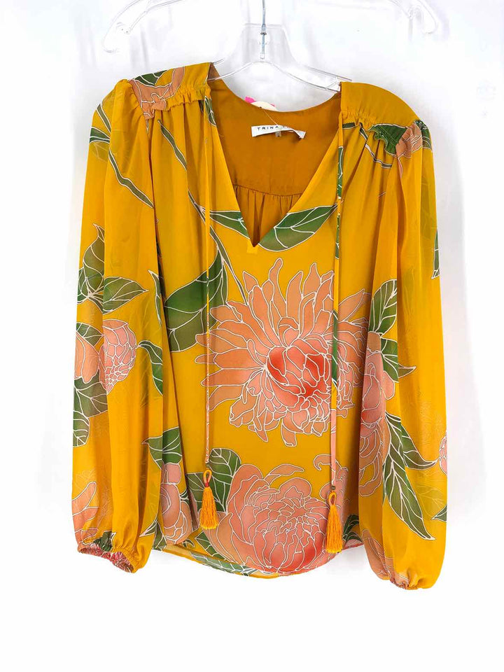 Size S TRINA TURK Yellow Shirt