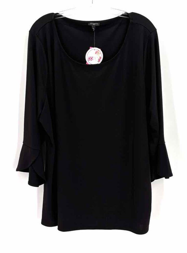 Size 3X Talbots Black Shirt