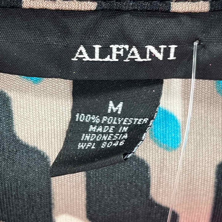Size M ALFANI Multi-Color Shirt