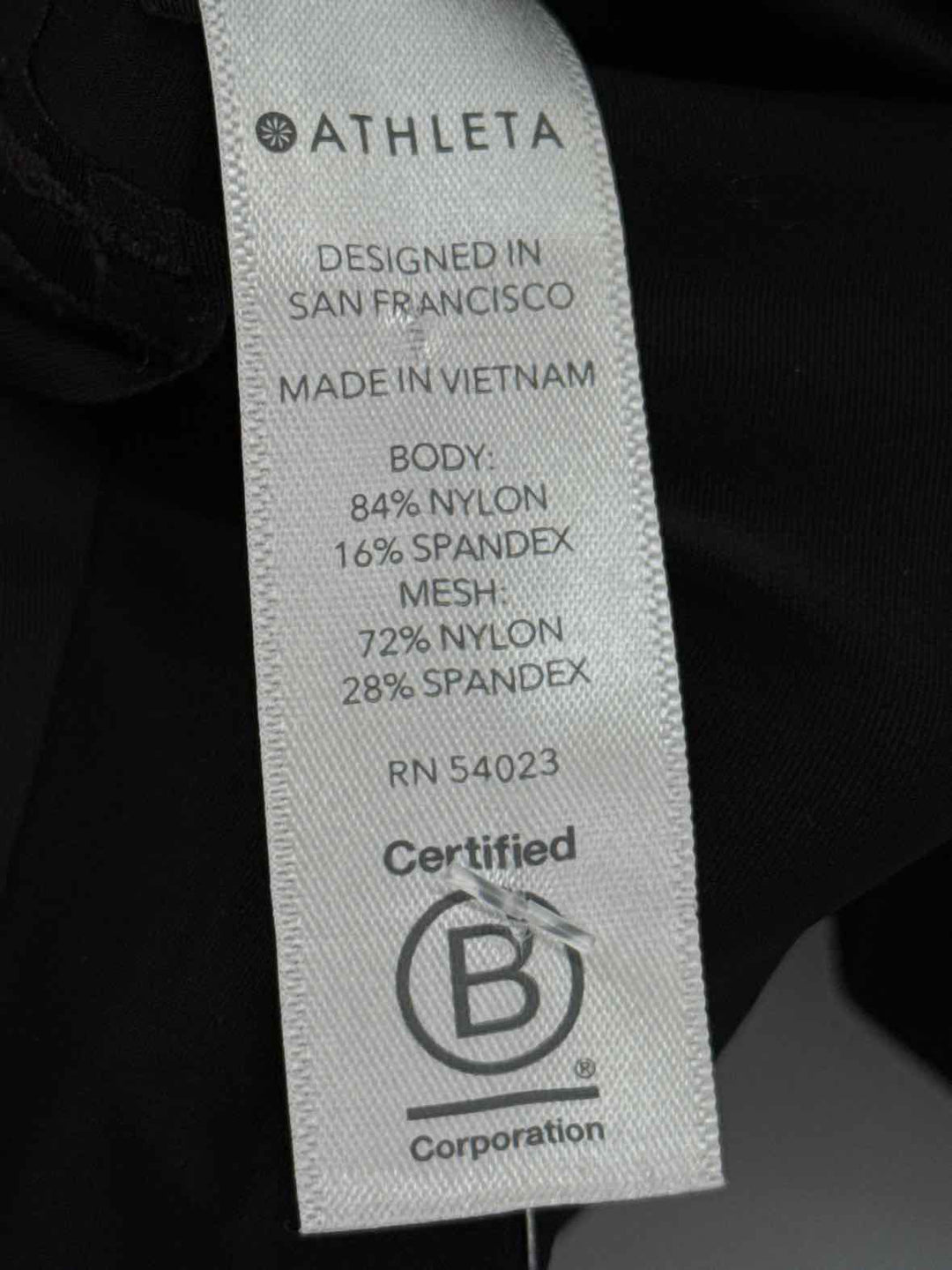 Size S Athleta Black Shirt