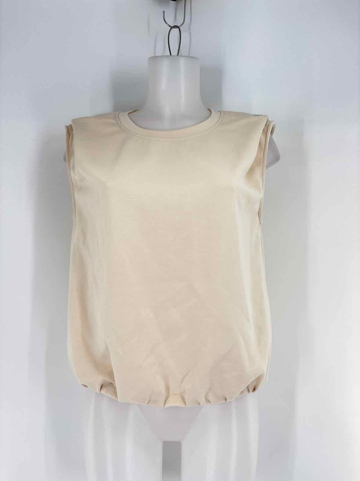 Size M WIT & WISDOM Cream Shirt