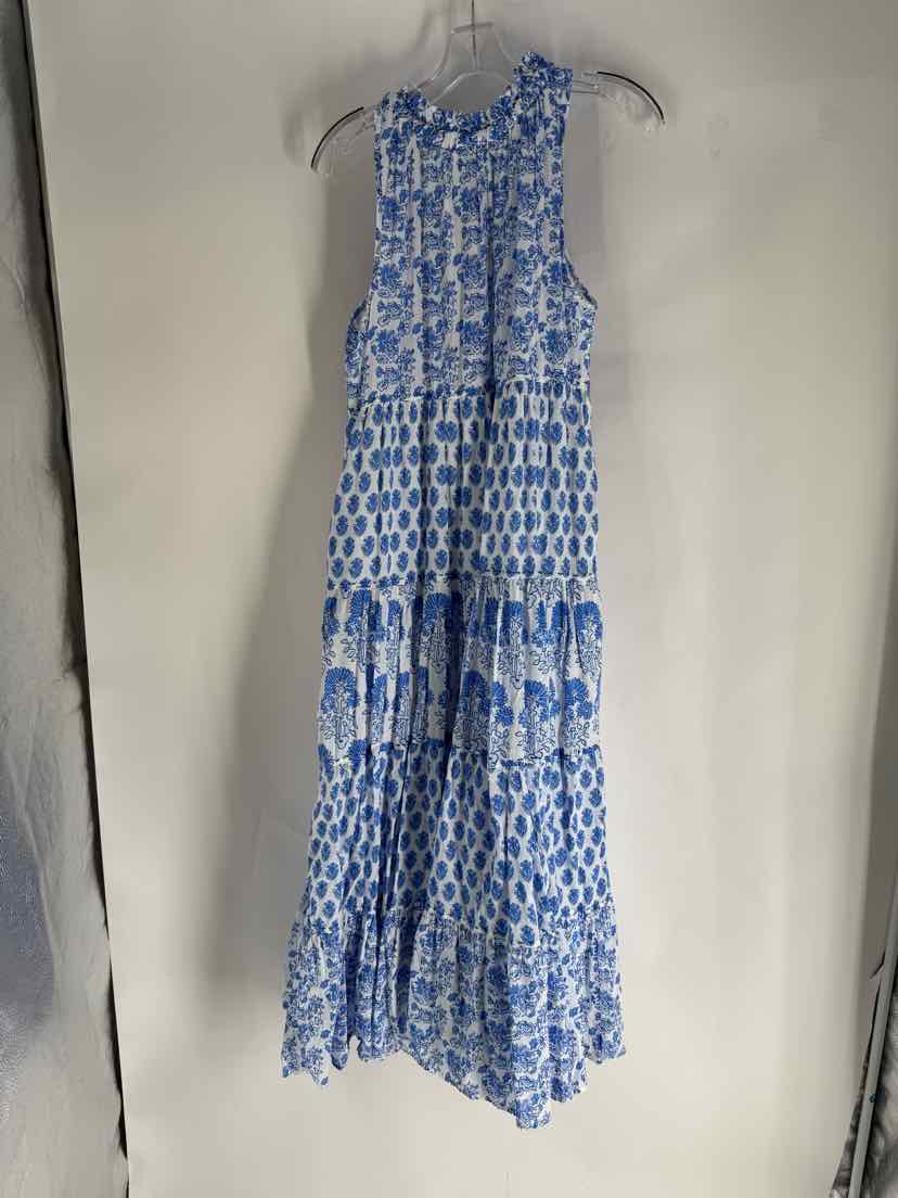 Size S CALYPSO Blue Print Dress