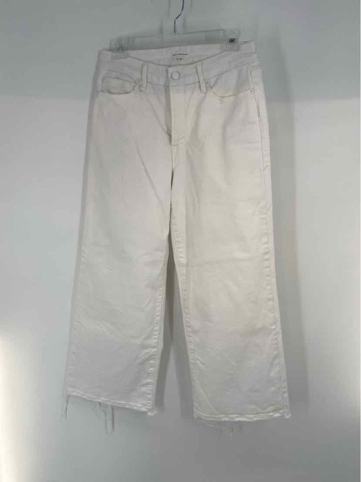 Size 8 GOOD AMERICAN White Pants