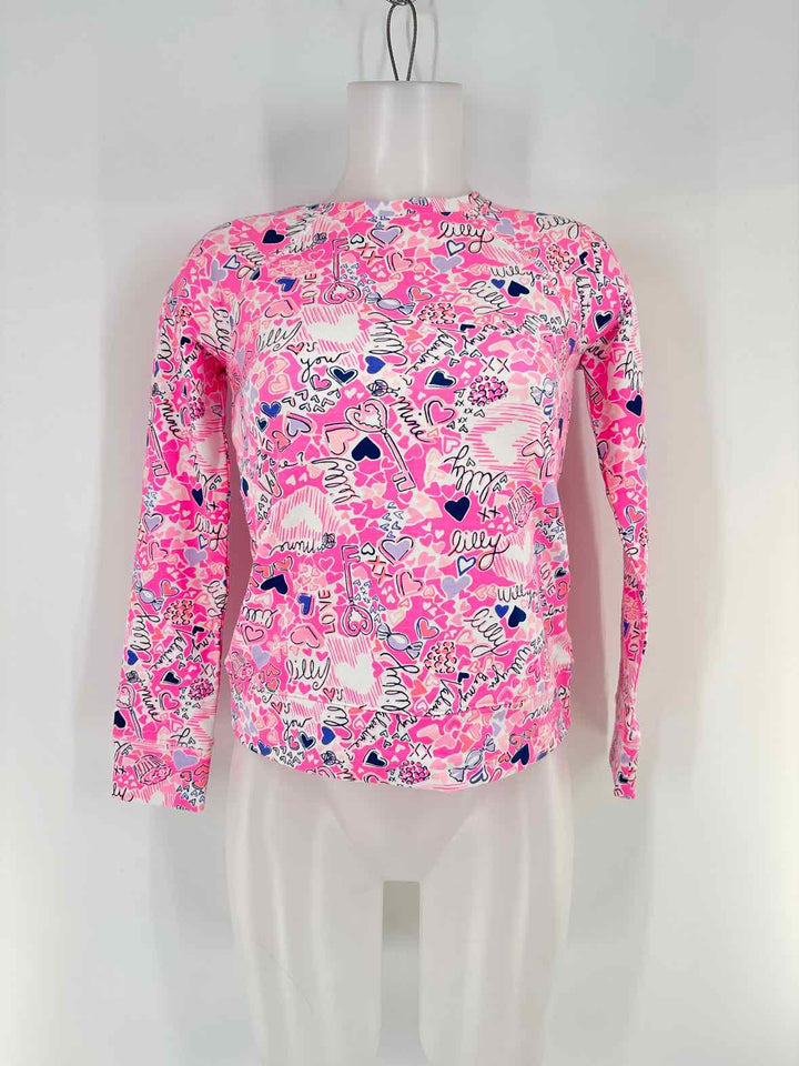 Size XXS Lilly Pulitzer PINK PRINT Sweater