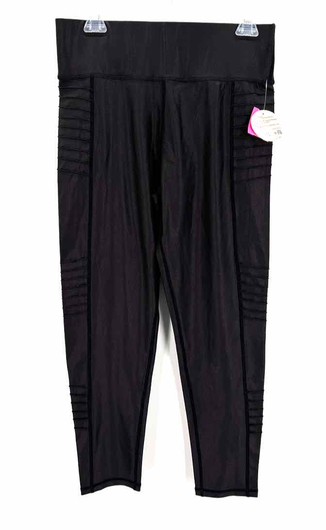 Size XL Black Faux Leather Leggings