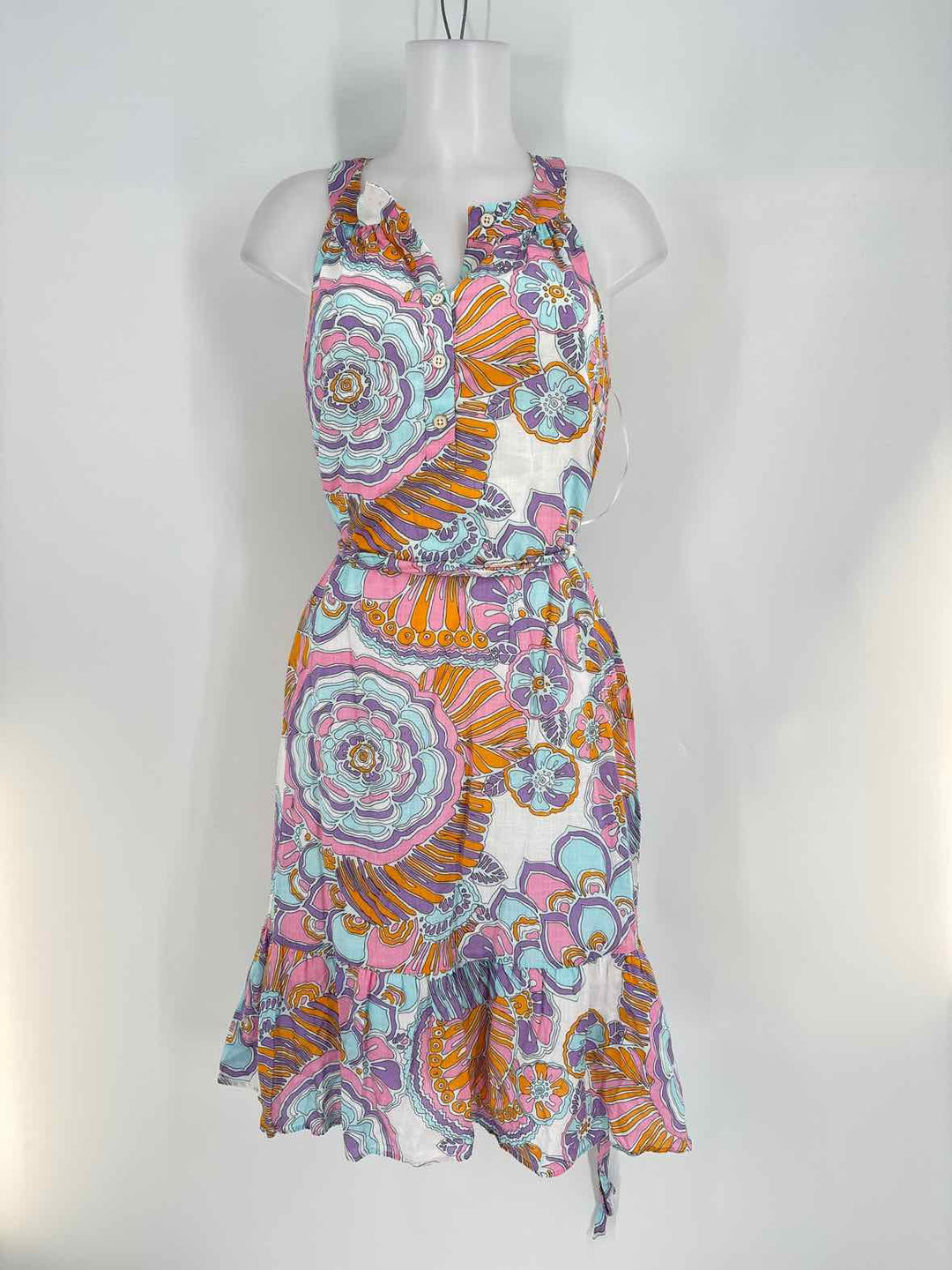 Size L TRINA TURK Multi-Color Dress