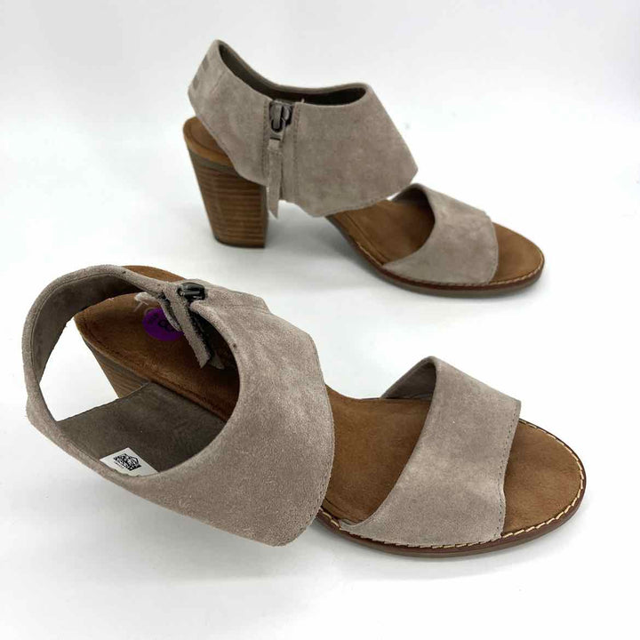 Shoe Size 8 Toms Taupe Sandals