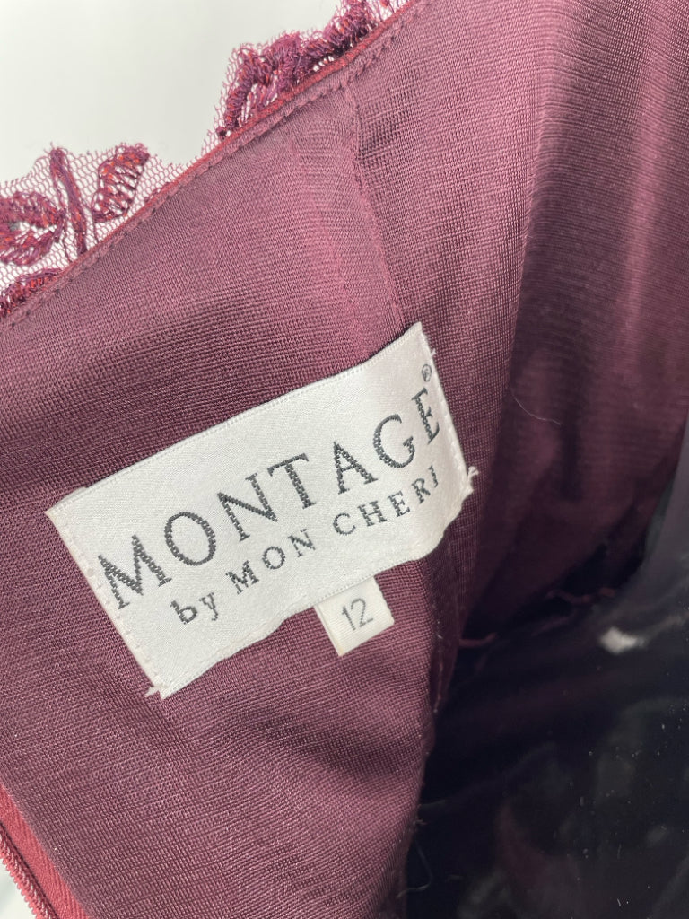 Size 12 Burgundy Lace PROM