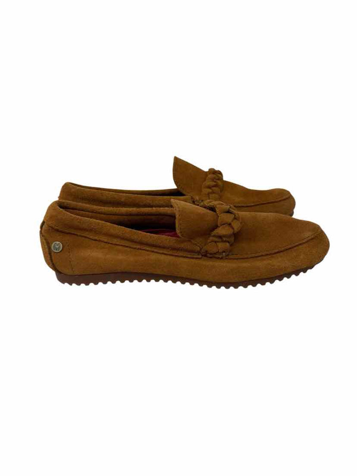 Shoe Size 8.5 MINNETOKA Tan Suede Flats