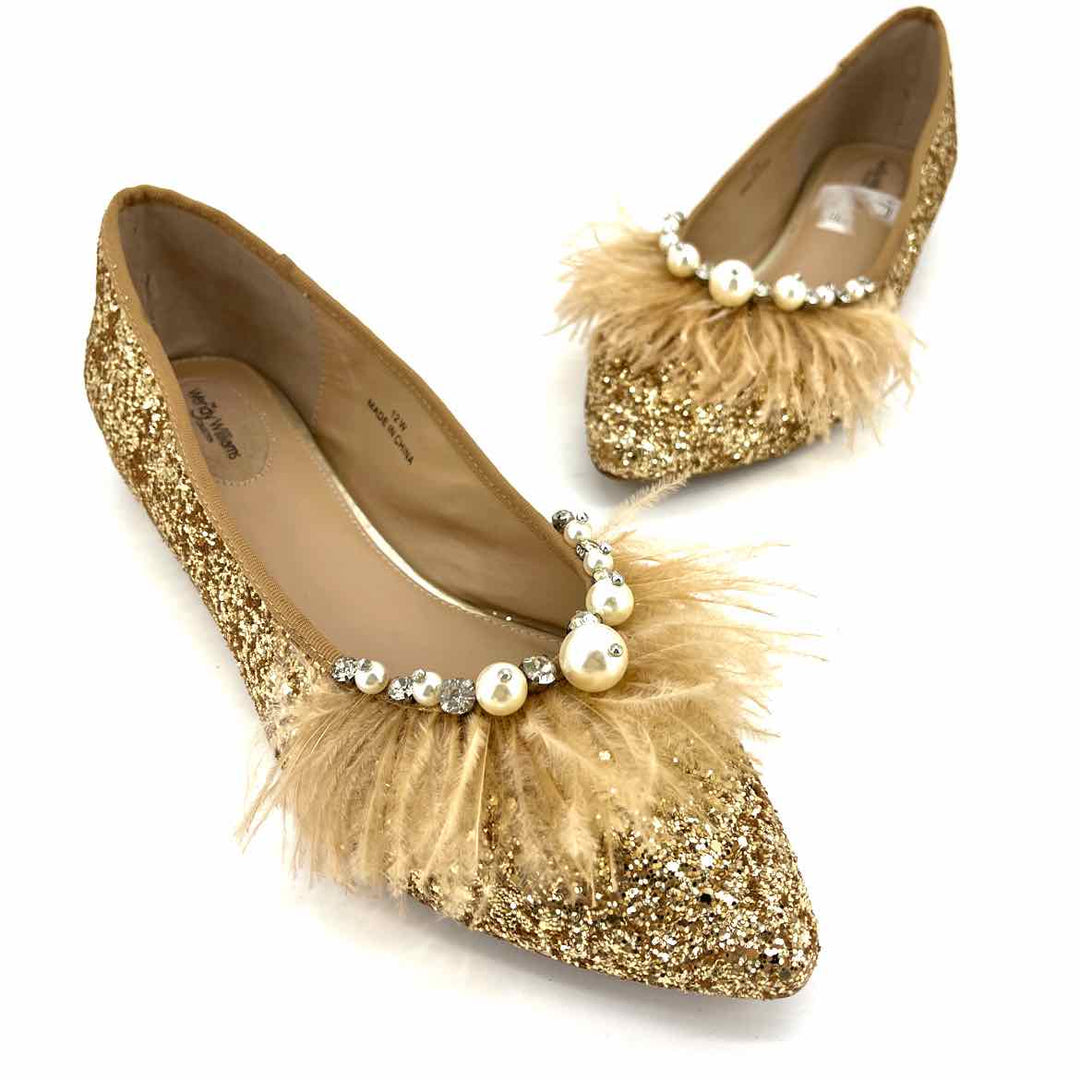 Shoe Size 12 Gold Loafers