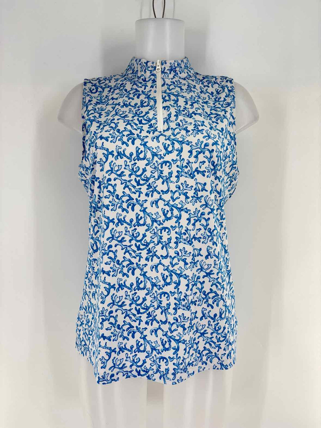 Size L TOMMY BAHAMA Blue Print Shirt