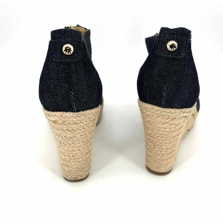 Shoe Size 9 Michael Kors Navy Denim Wedge