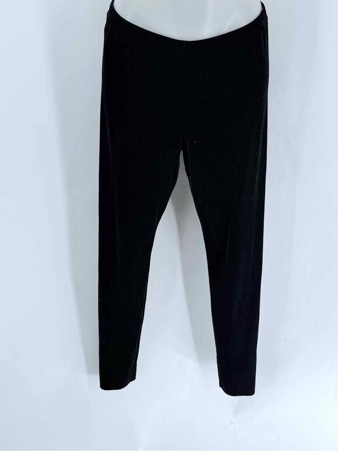 Size M Eileen Fisher Black Velour Pants