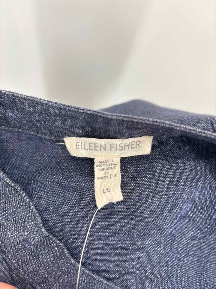 Size L Eileen Fisher Denim Dress